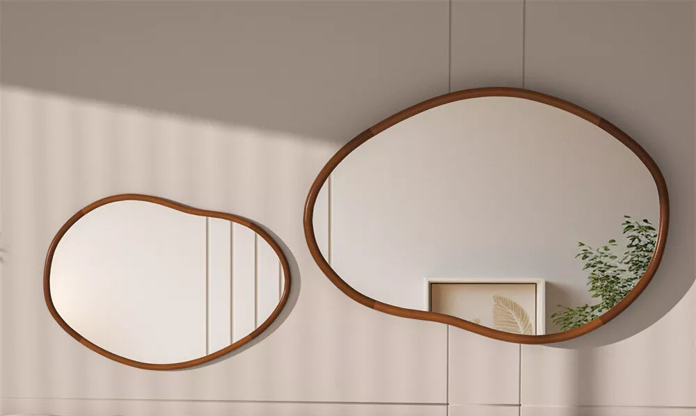 Mid Century Asymmetrical Wall Mirror Organic Mirror Irregular Mirror Home decor