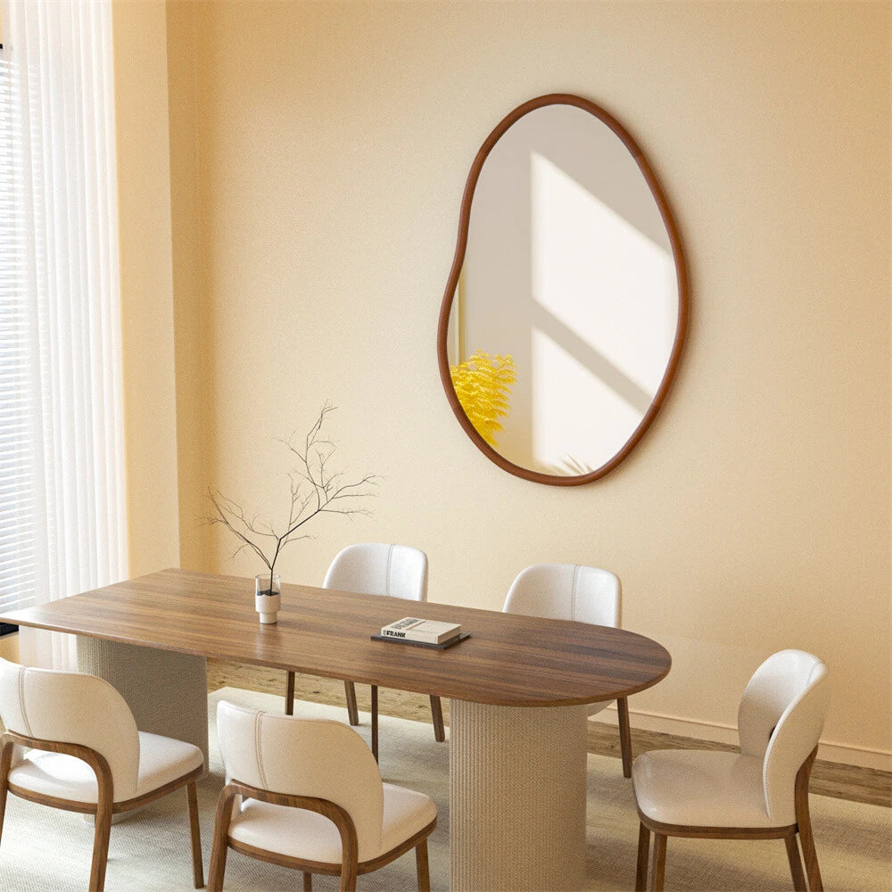 Mid Century Asymmetrical Wall Mirror Organic Mirror Irregular Mirror Home decor