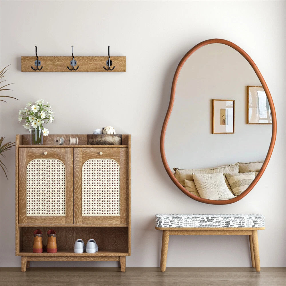 Mid Century Asymmetrical Wall Mirror Organic Mirror Irregular Mirror Home decor