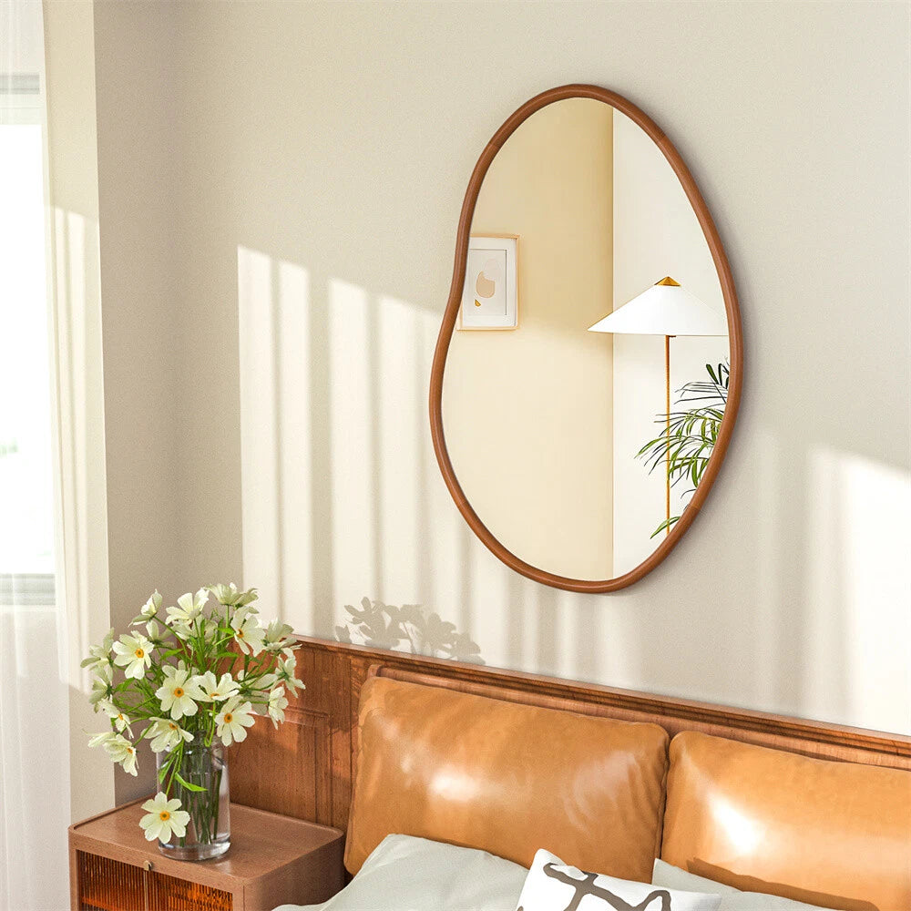 Mid Century Asymmetrical Wall Mirror Organic Mirror Irregular Mirror Home decor