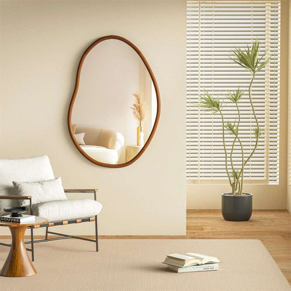 Mid Century Asymmetrical Wall Mirror Organic Mirror Irregular Mirror Home decor