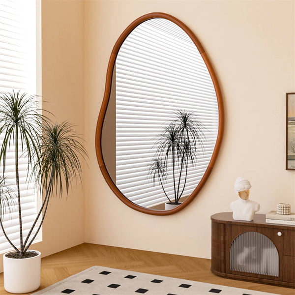 Mid Century Asymmetrical Wall Mirror Organic Mirror Irregular Mirror Home decor