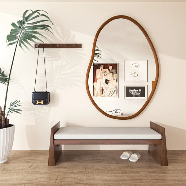 Mid Century Asymmetrical Wall Mirror Organic Mirror Irregular Mirror Home decor